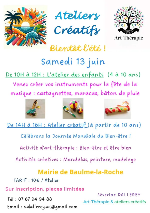 Ateliers créatifs