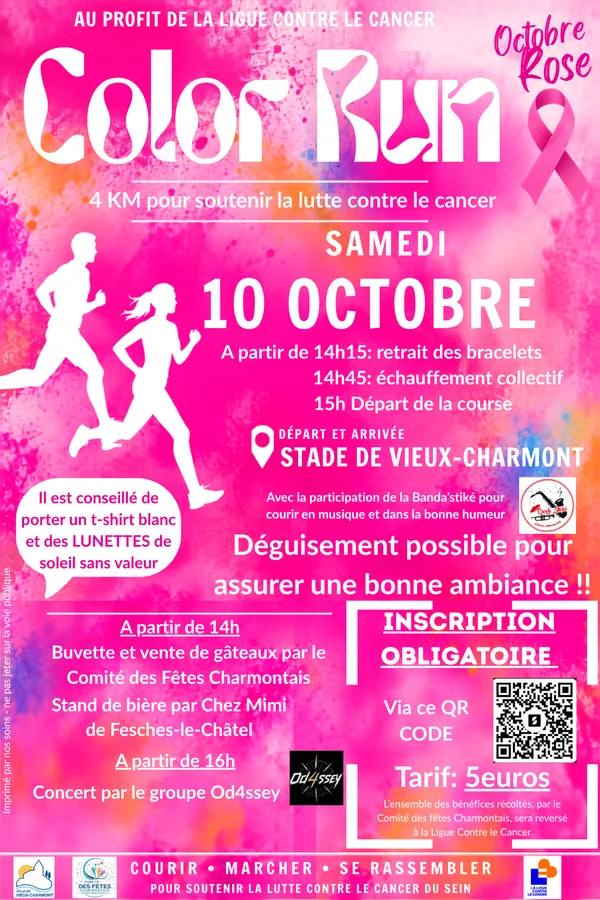 Color run Octobre rose