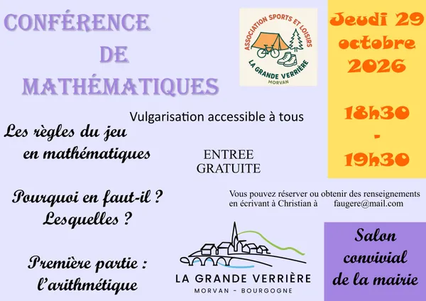 Conférence de mathématiques