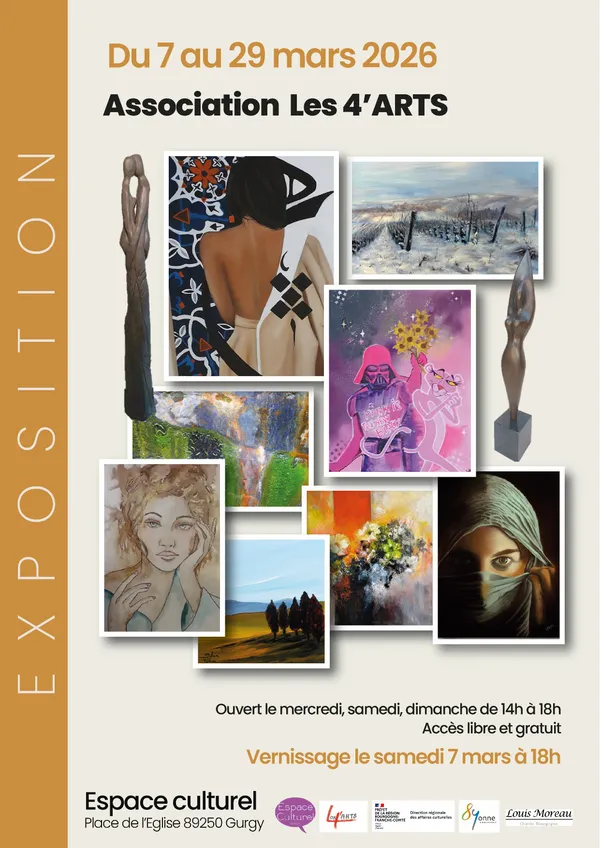 Exposition de l'Association Les 4'Arts