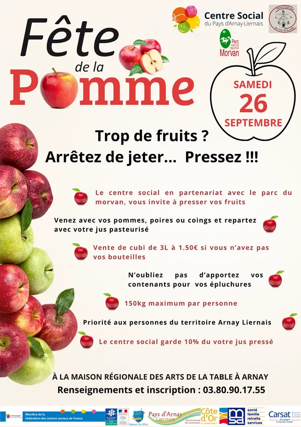 Fête de la pomme : pressoir