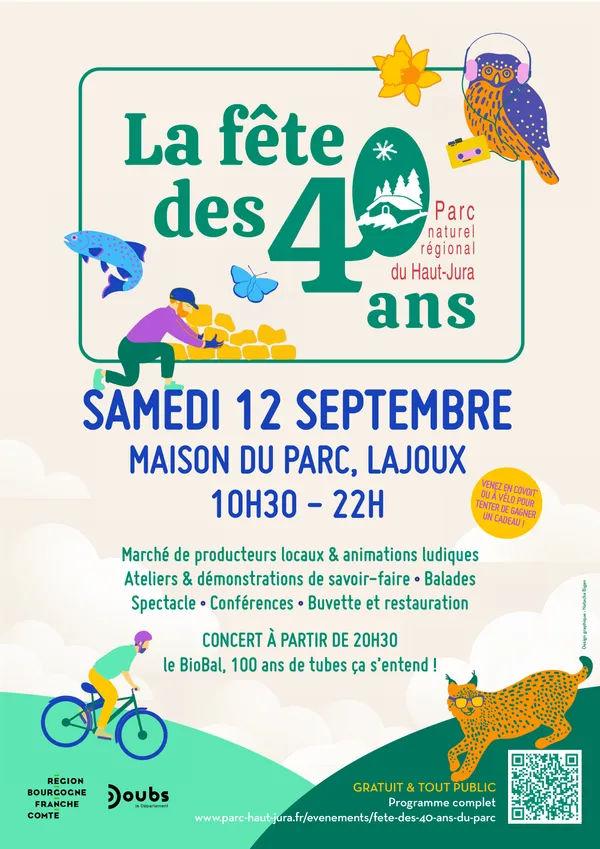 Fête des 40 ans du Parc naturel régional du Haut-Jura
