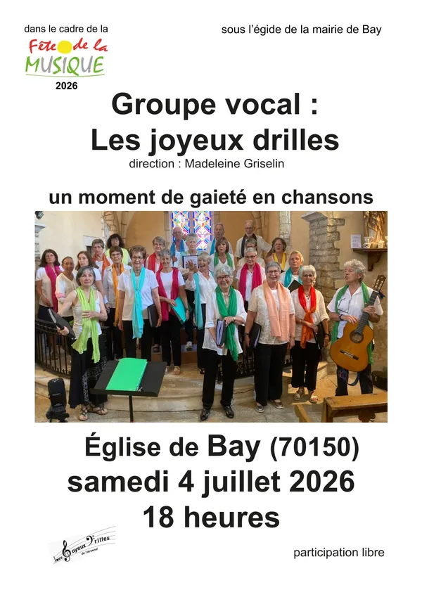 Concert Les Joyeux drilles