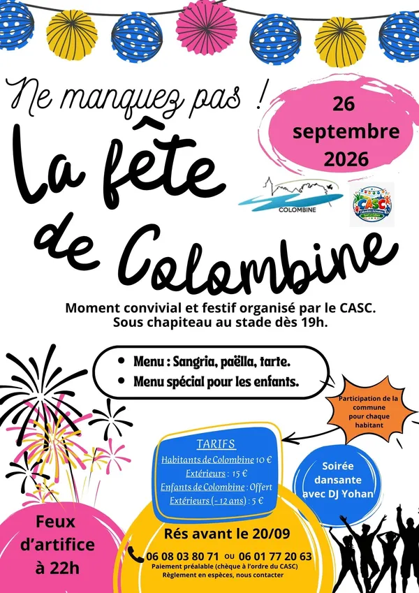 Fête du village à Colombine (Choye)