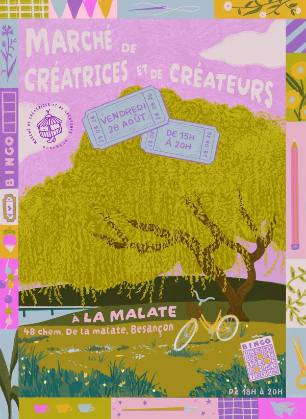 Marché de créatrices et créateurs La Malate