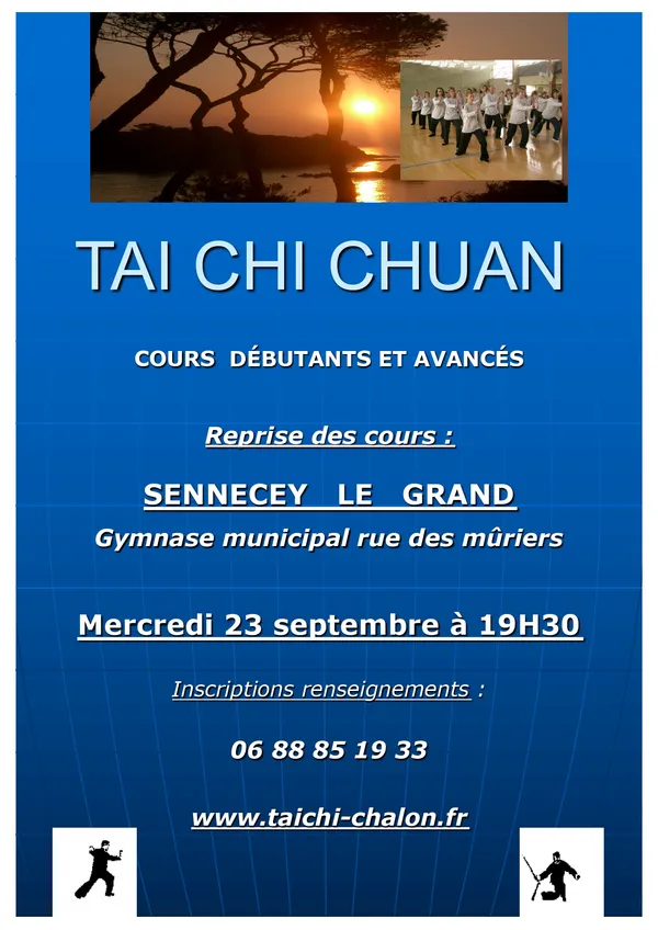 Reprise des cours du Tai Chi Chuan