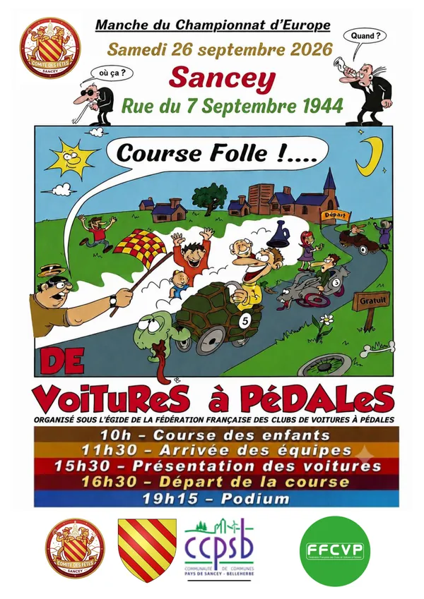 Course de Voitures à Pédales de Sancey