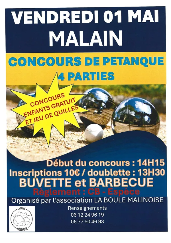 Concours de pétanque
