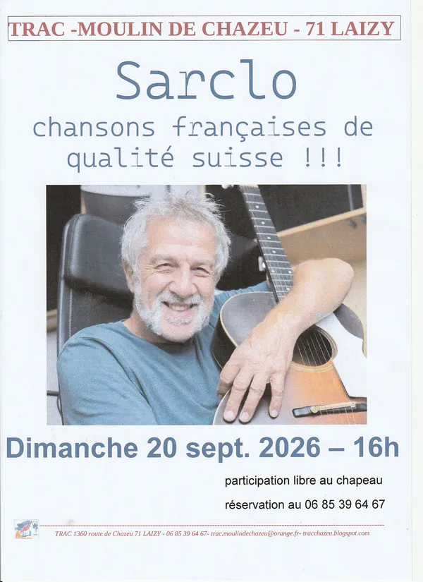 SARCLO, chansons françaises de qualité suisse !!!