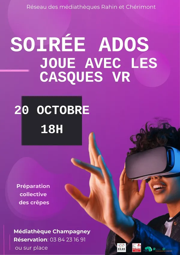 Soirée casques réalité virtuelle