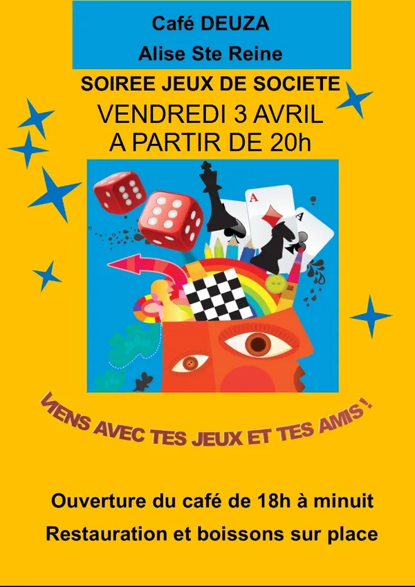 Soirée jeux de société