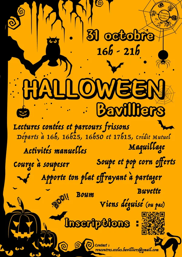 Halloween à Bavilliers : une fête gratuite pour tous le 31 octobre