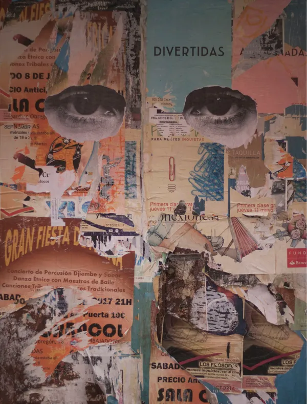 Médiathèque de Viry : Atelier créatif auto-portrait en collage