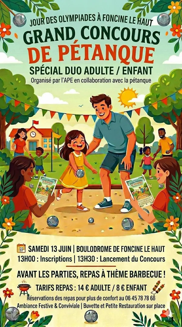 Concours de pétanque