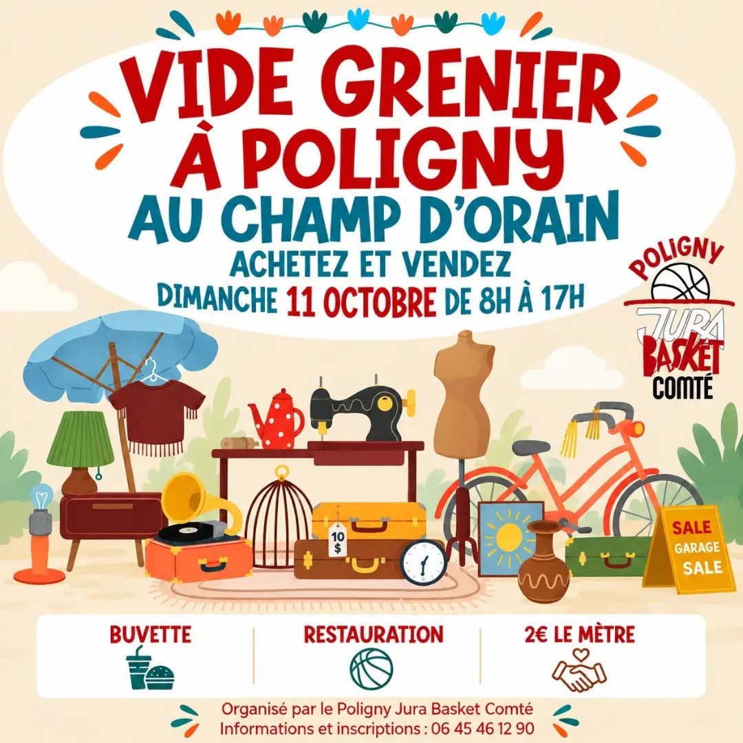 Vide grenier du PJBC