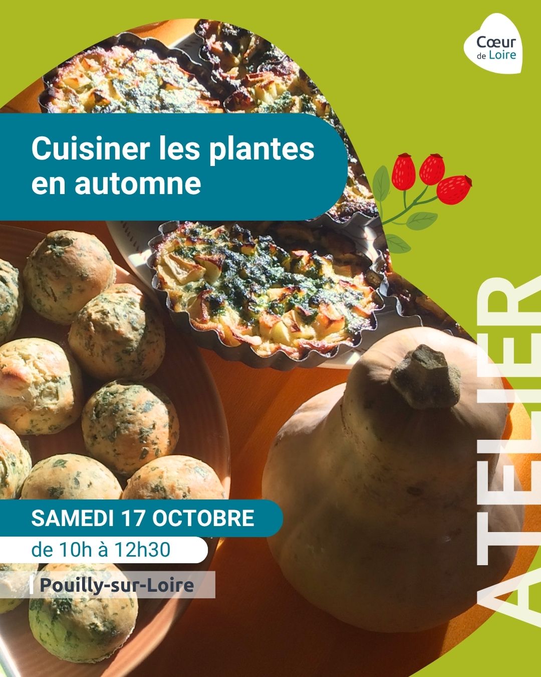 Atelier "Cuisiner les plantes en automne"