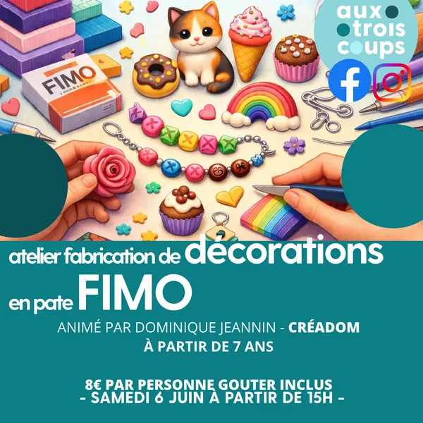 Atelier créatif : pâte Fimo