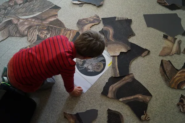 Atelier initiation à la mosaïque  de 4 à 12 ans (moins de 6 ans accompagnés).