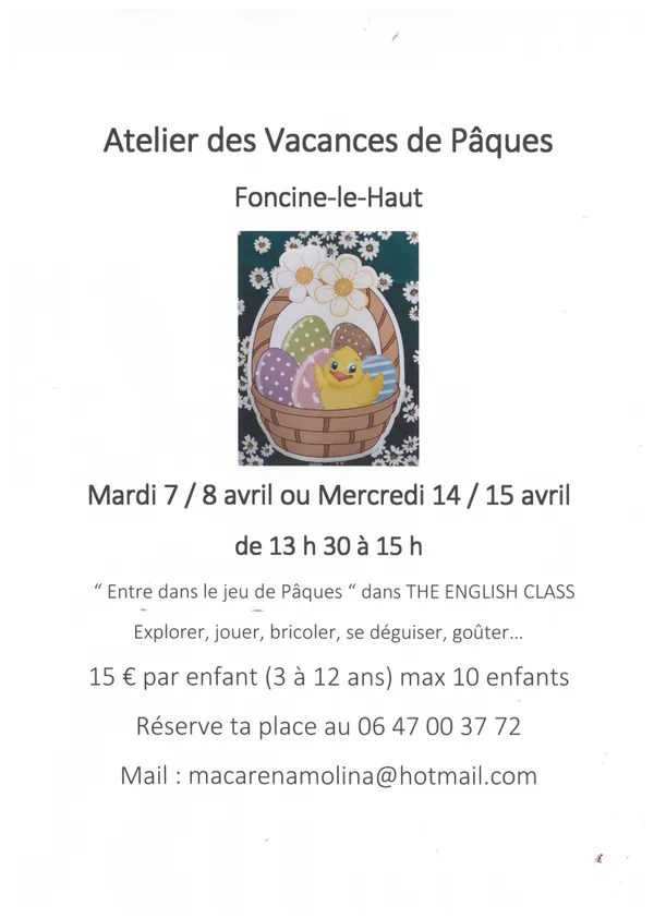 The English Class de Pâques
