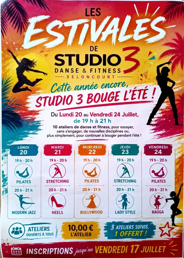 LES ESTIVALES DE STUDIO 3 DANSE &FITNESS