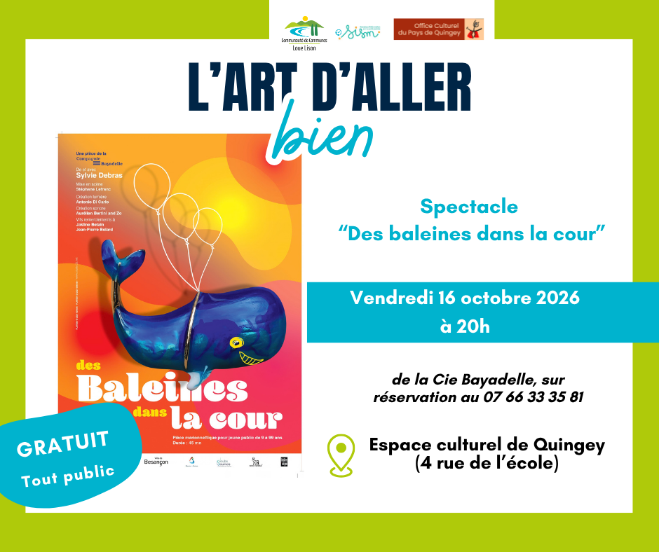 Spectacle "Des baleines dans la cour"