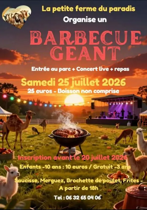 Barbecue Géant à la Petite Ferme du Paradis