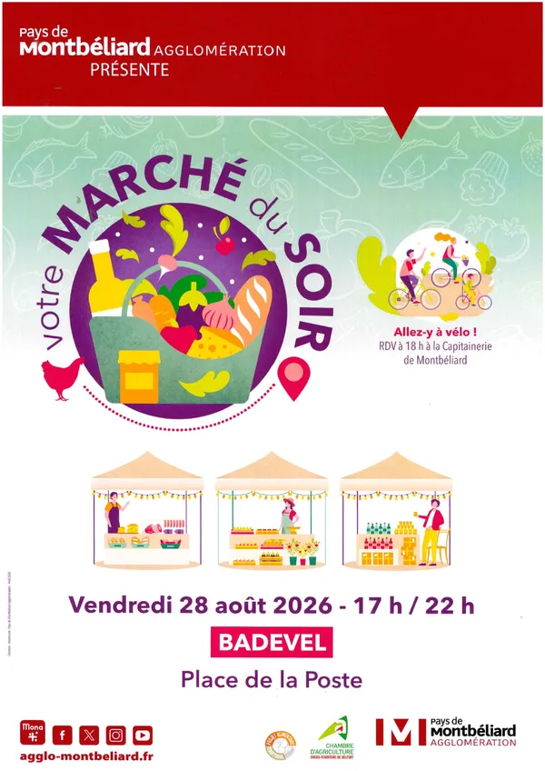 Marché du soir PMA à BADEVEL