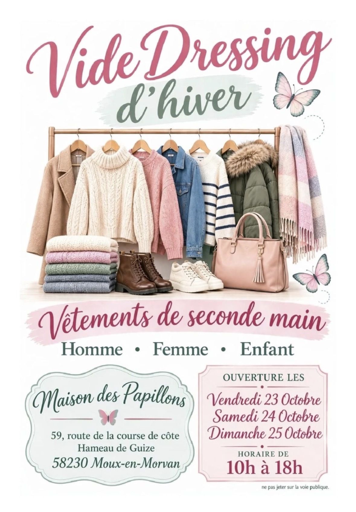 Vide dressing d'hiver