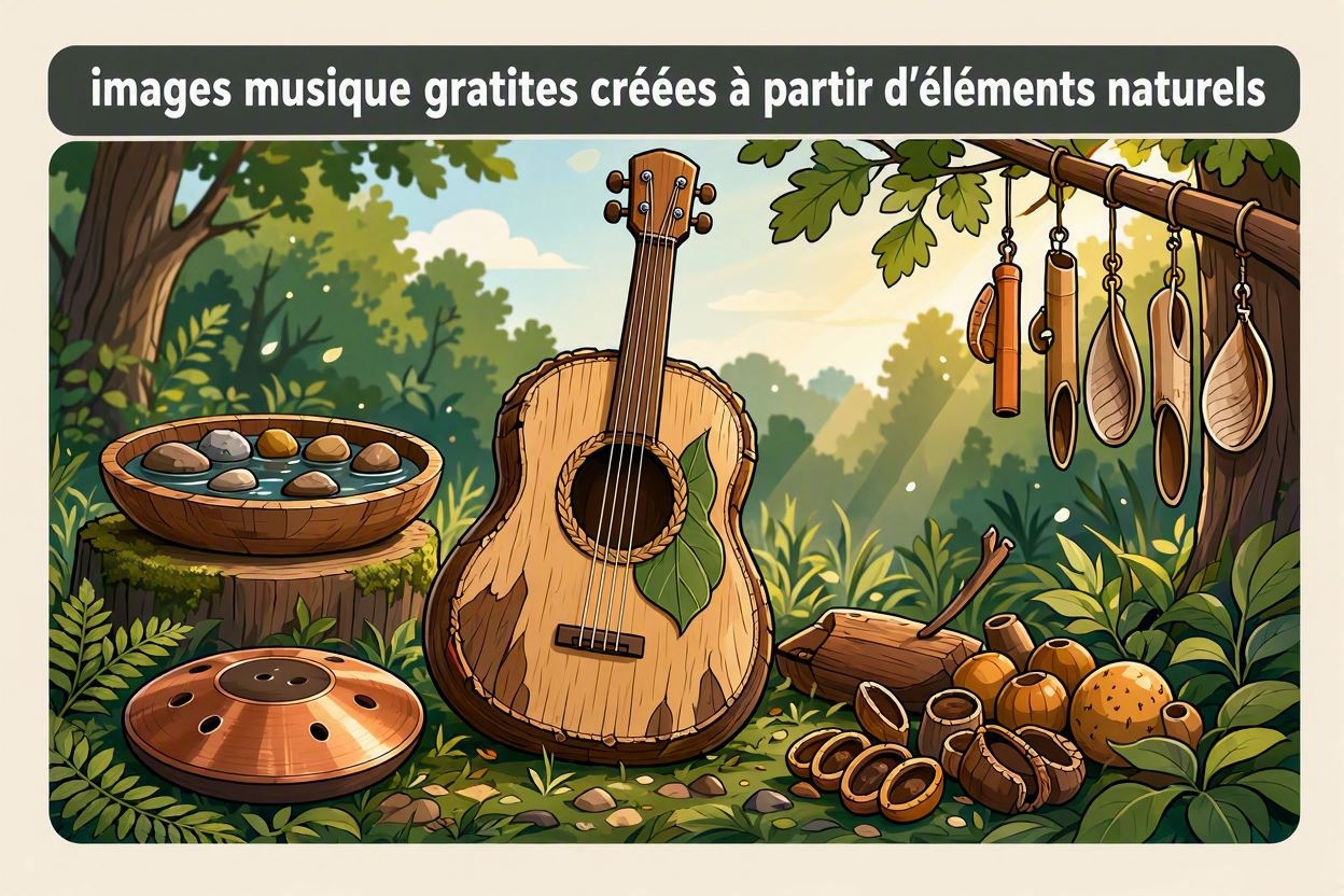 Ateliers créatifs d'objets sonores à partir d'éléments naturels
