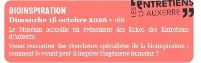 Bioinspiration - Les entretiens d'Auxerre