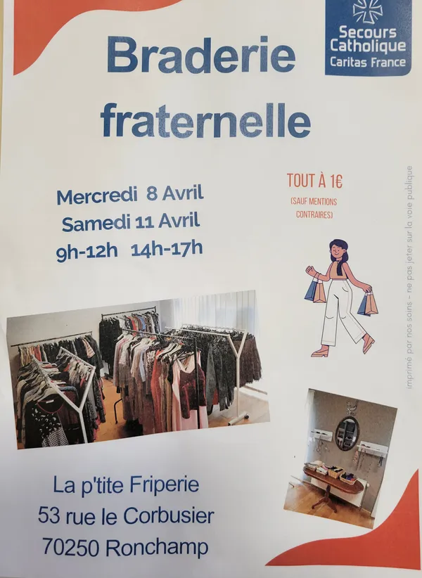 Braderie Fraternelle du Secours Catholique