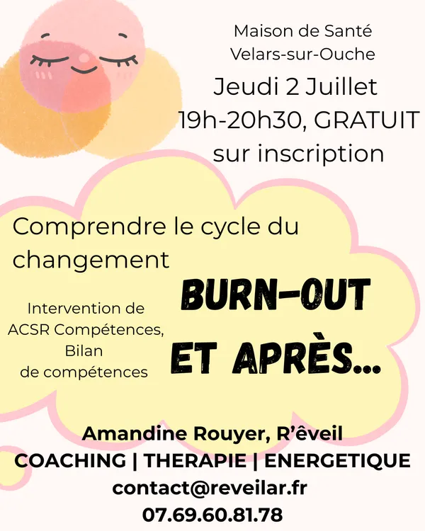 Atelier conférence, burn-out et après ?