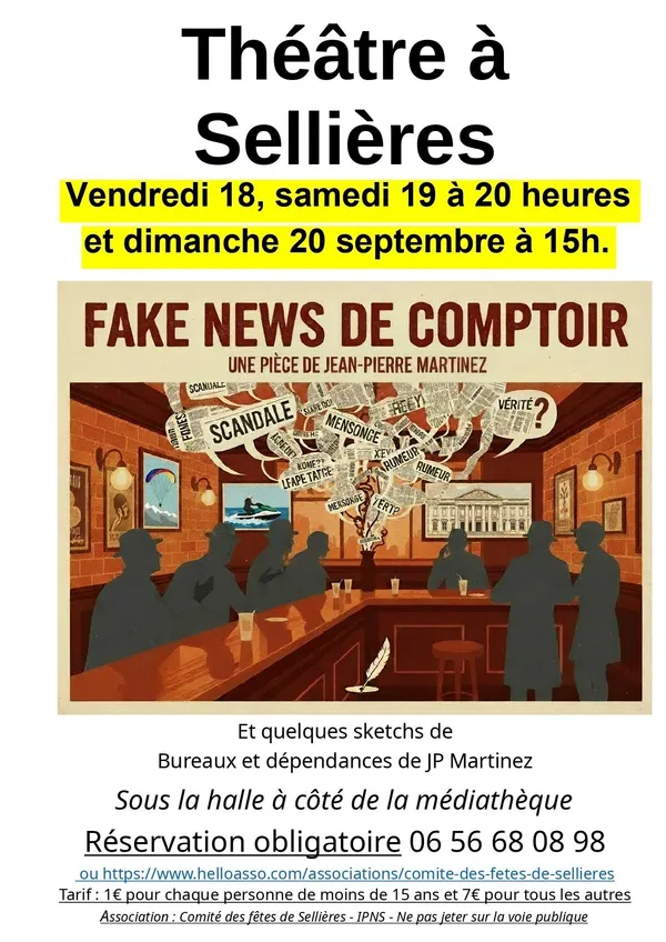Fake news de comptoir - théâtre