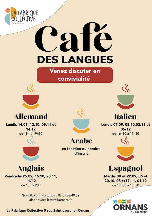 Café des langues - anglais