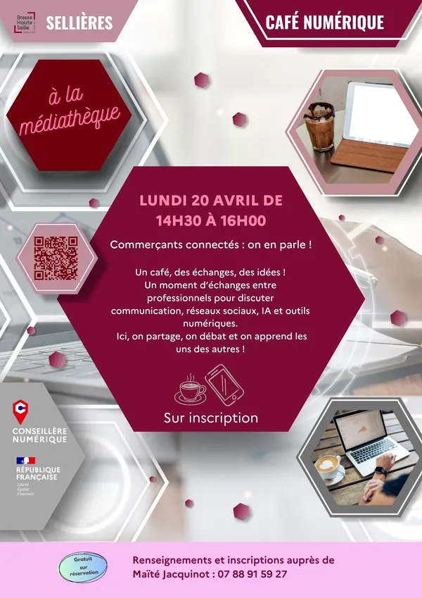 Café numérique ; commerçants connectés : on en parle