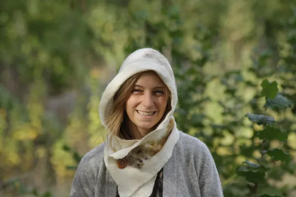 Stage de l'usage de la laine "feutrage d'une capuche ou d'un bonnet"