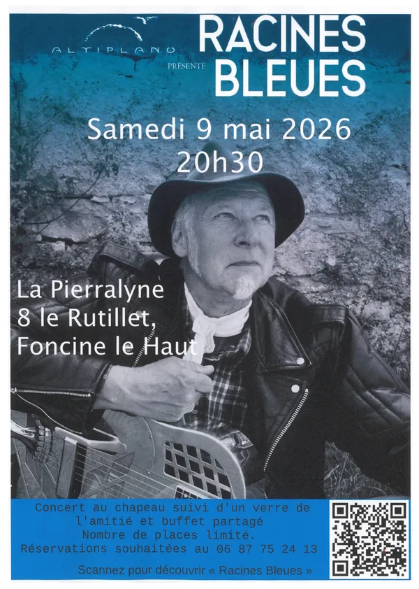 Concert  Jean-Michel Trimaille « Racines Bleues »