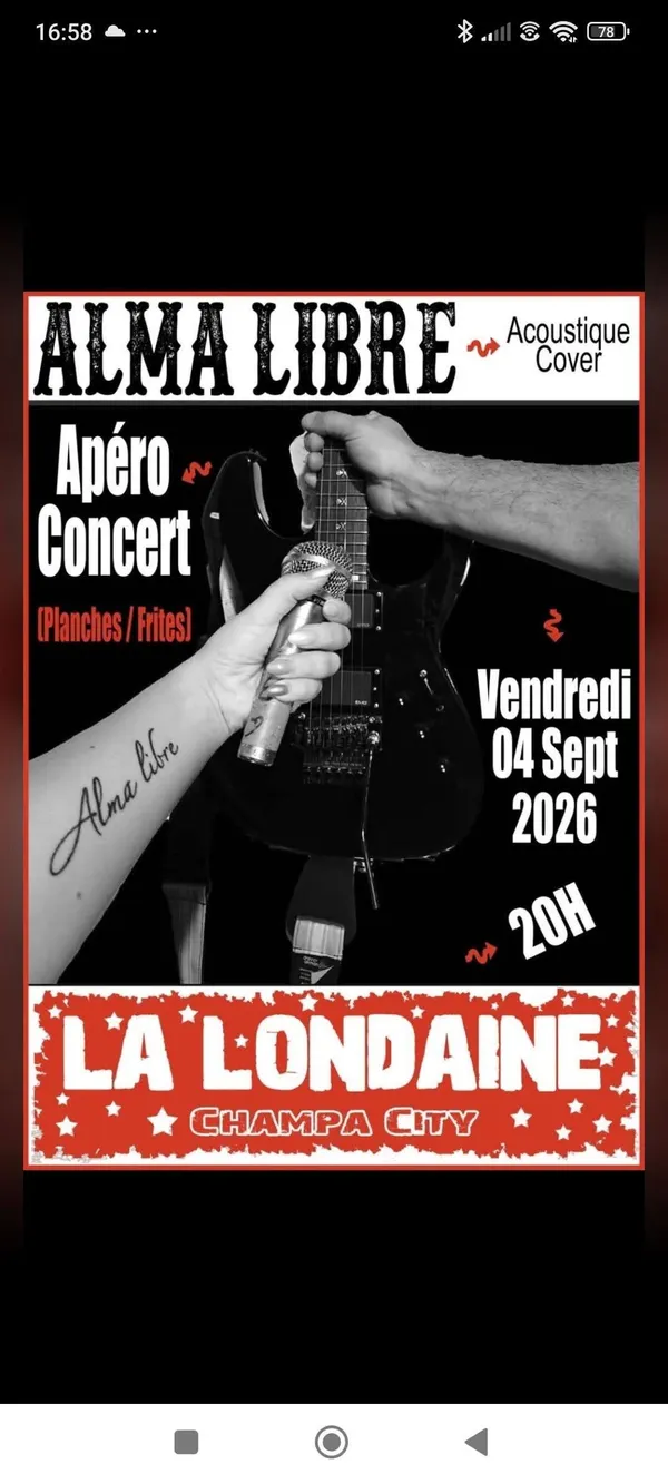 Apéro Concert Alma Libre