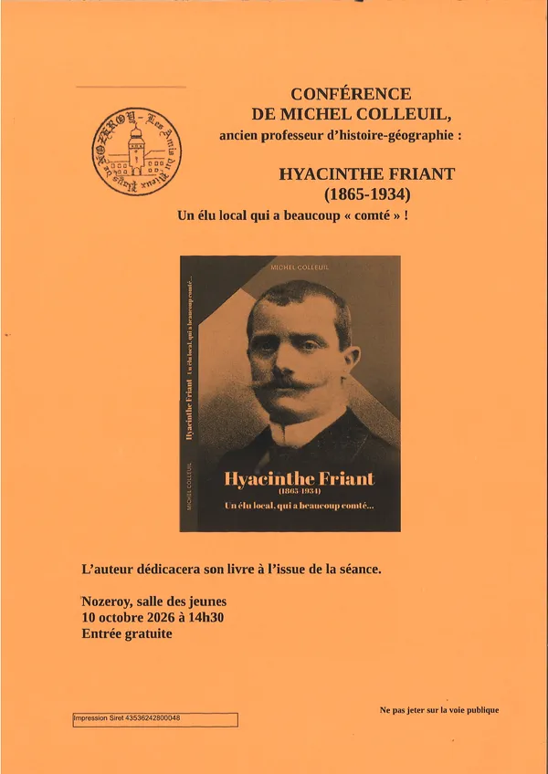Conférence de Michel Colleuil