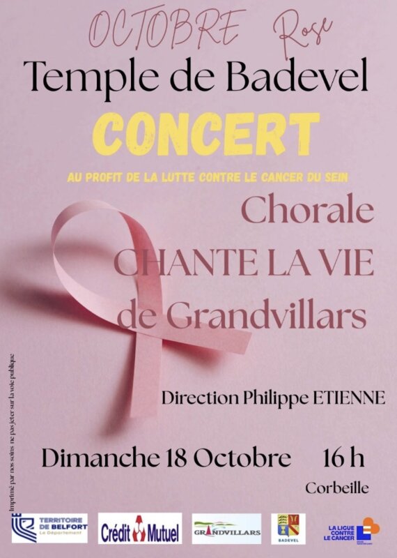 A SUPP OCTOBRE Rose- Concert au Temple de Badevel 18 oct à 16h