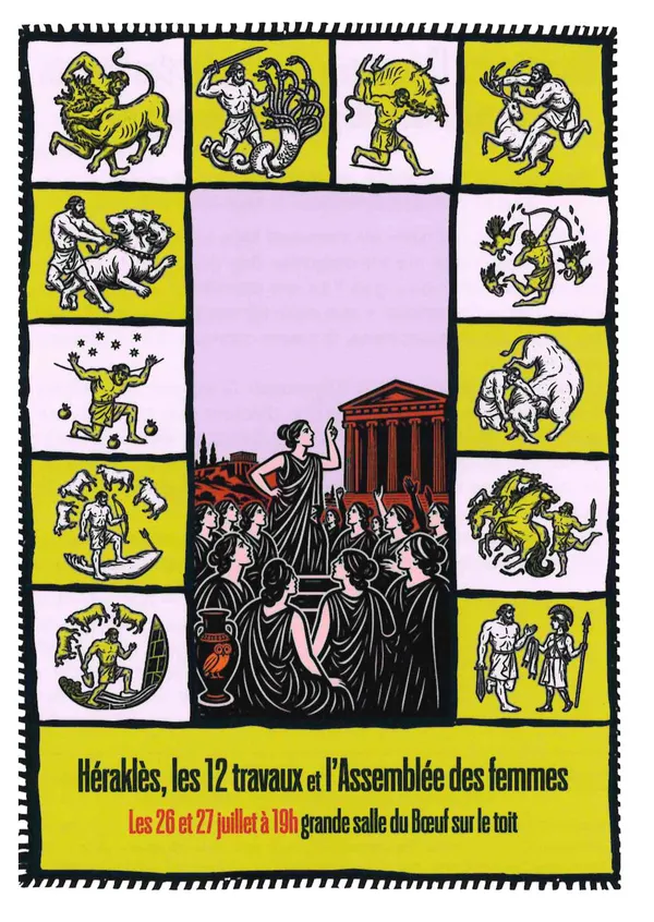 HERAKLES, LES 12 TRAVAUX ET L'ASSEMBLEE DES FEMMES