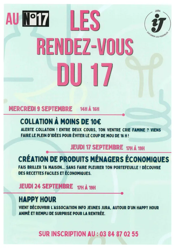 Les rendez-vous du 17