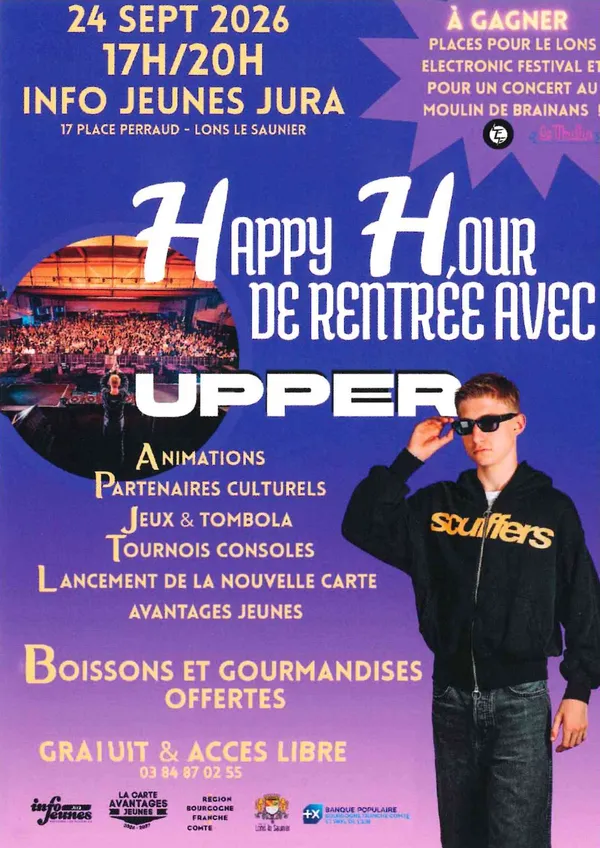Happy Hour de rentrée avec Upper