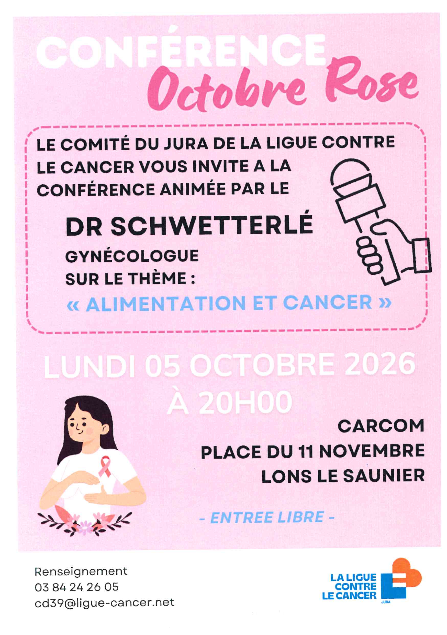 Conférence octobre rose : alimentation et cancer