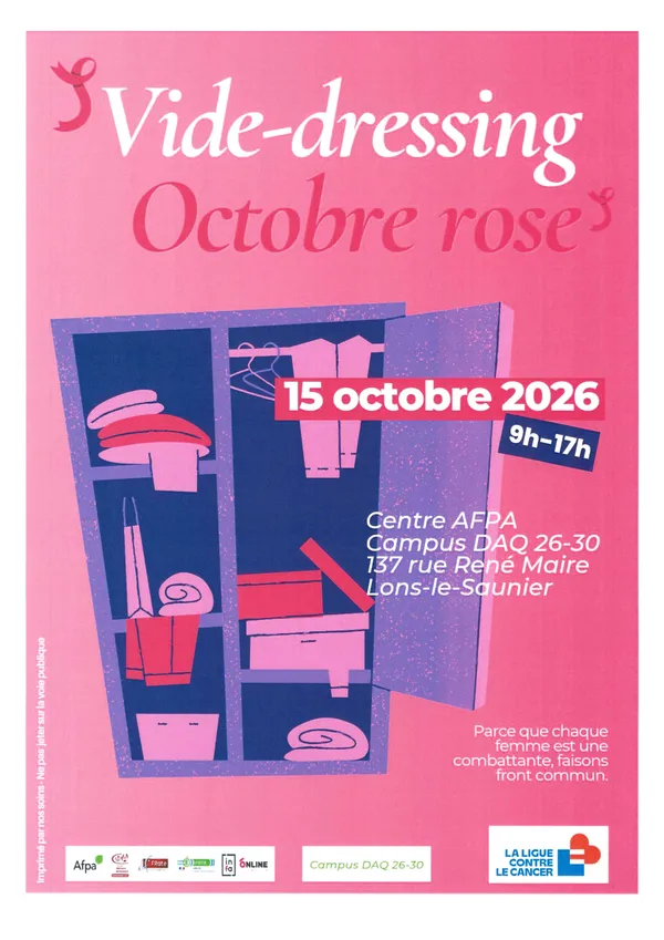 Vide-dressing octobre rose