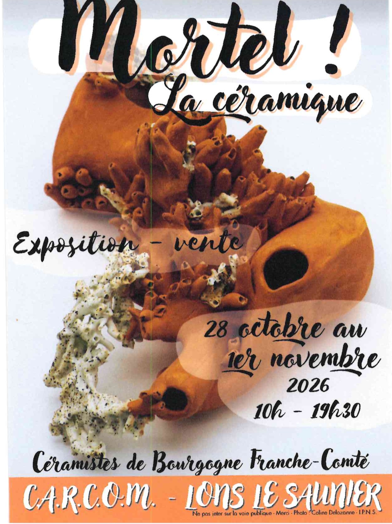 Exposition vente Mortel ! La Céramique