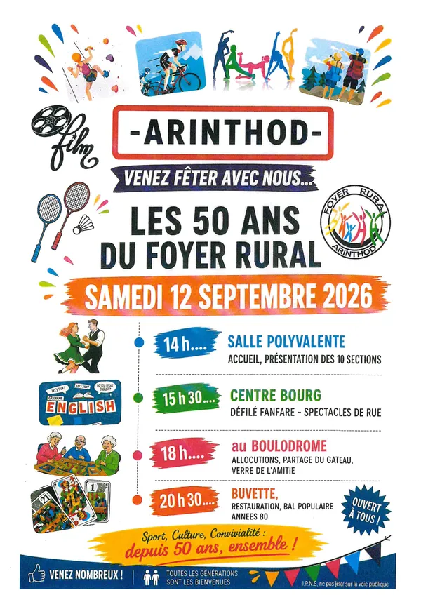 Les 50 ans du foyer rural