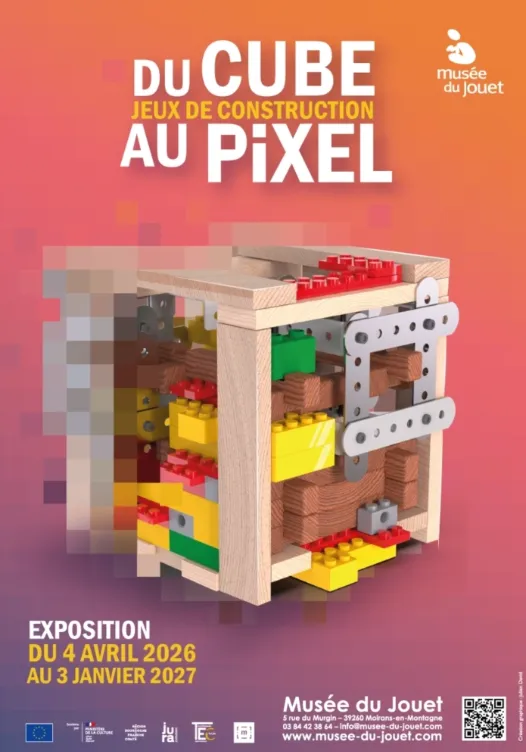 Exposition "Jeux de construction, du cube au pixel"