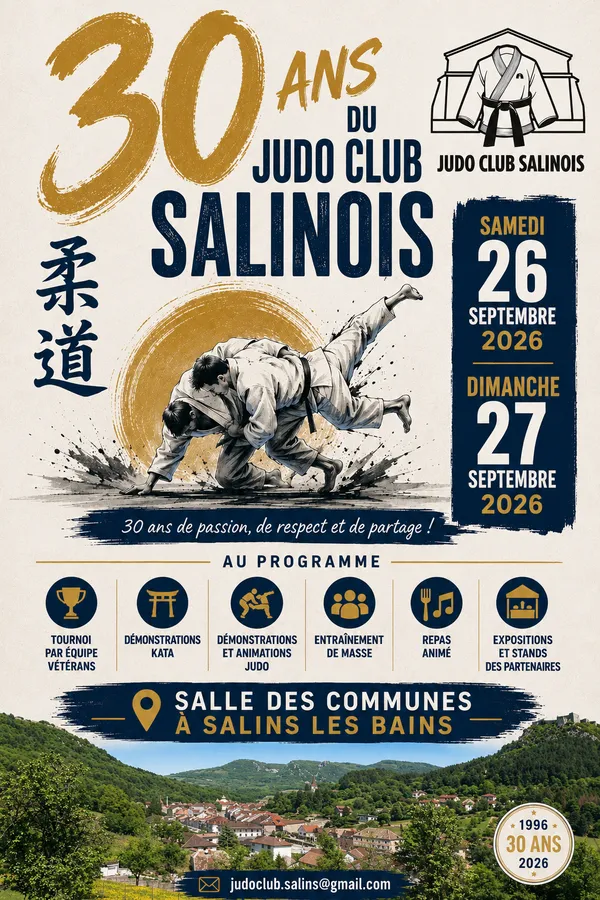 30 ans du Judo Club Salinois