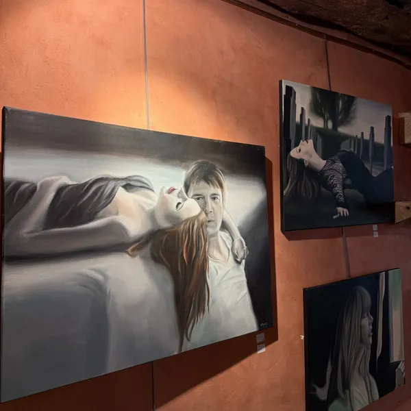 Exposition des élèves de l'atelier de peinture animé par Bruno Clognier